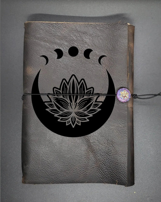 Lotus Meditation and Moon Phase Journal