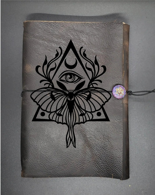 Lunar Moth Evil Eye Notebook