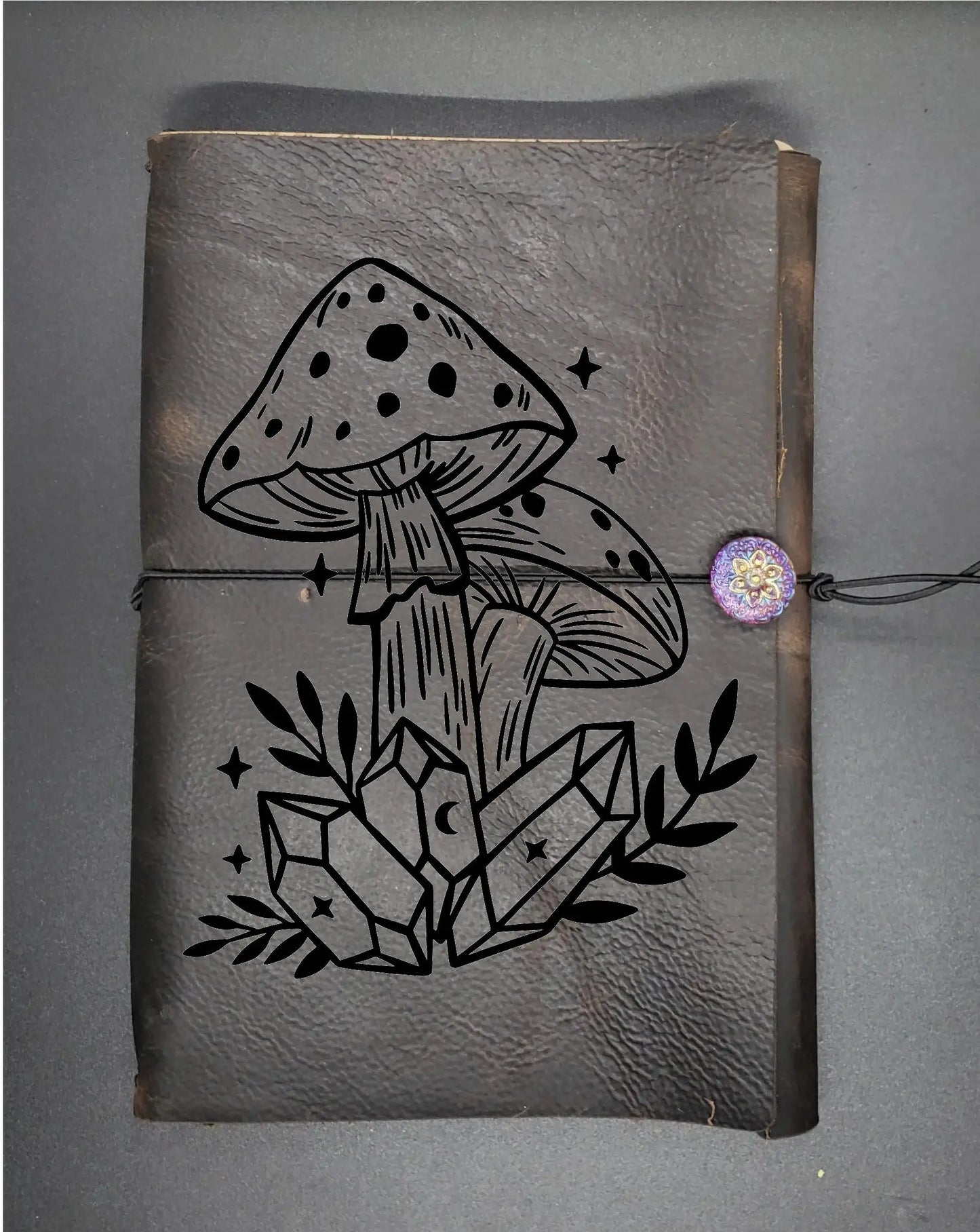 Mushrooms and Crystals Notebook