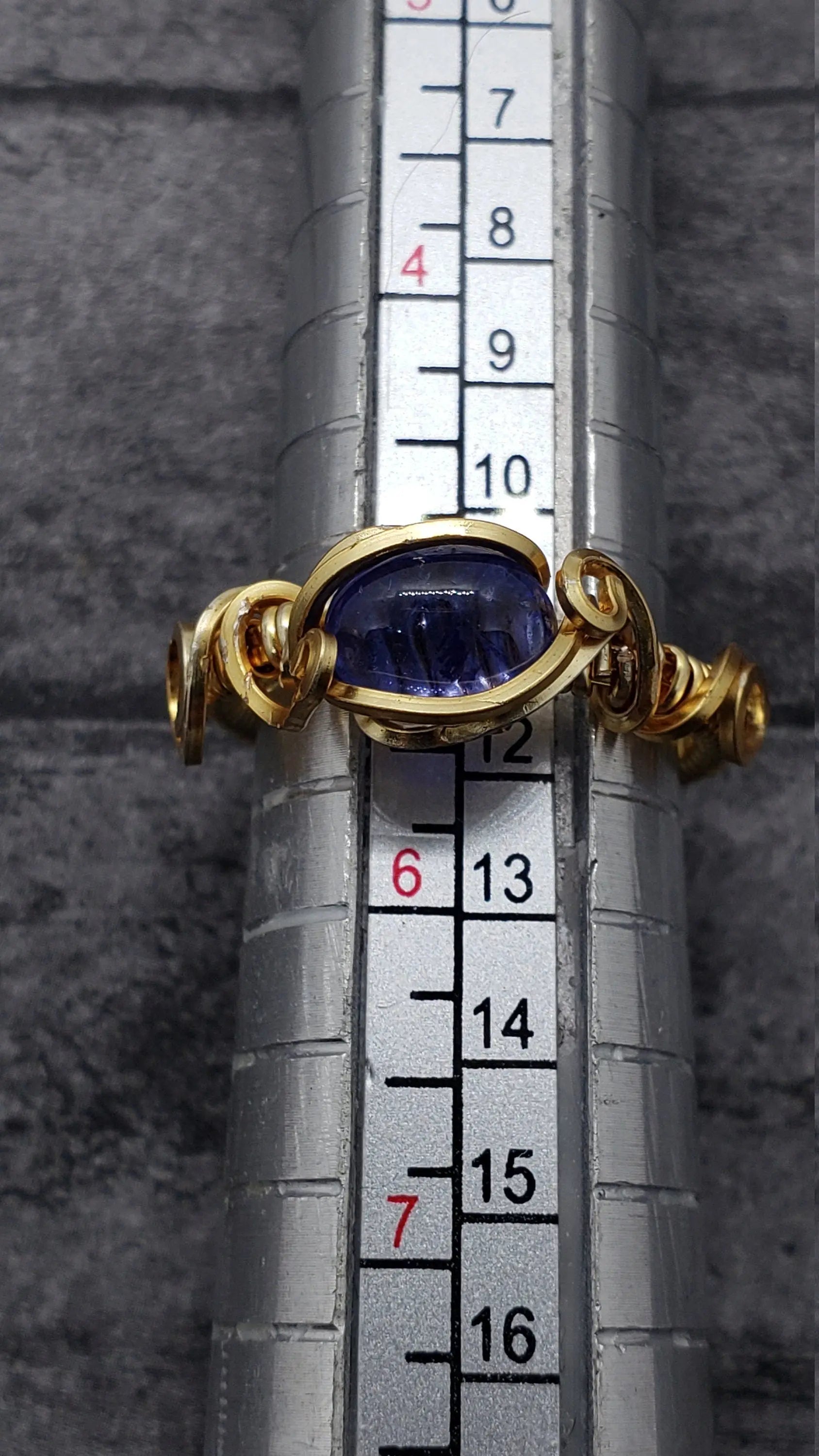 Purple Tanzanite Ring Size 5    gemstone ring, tanzanite