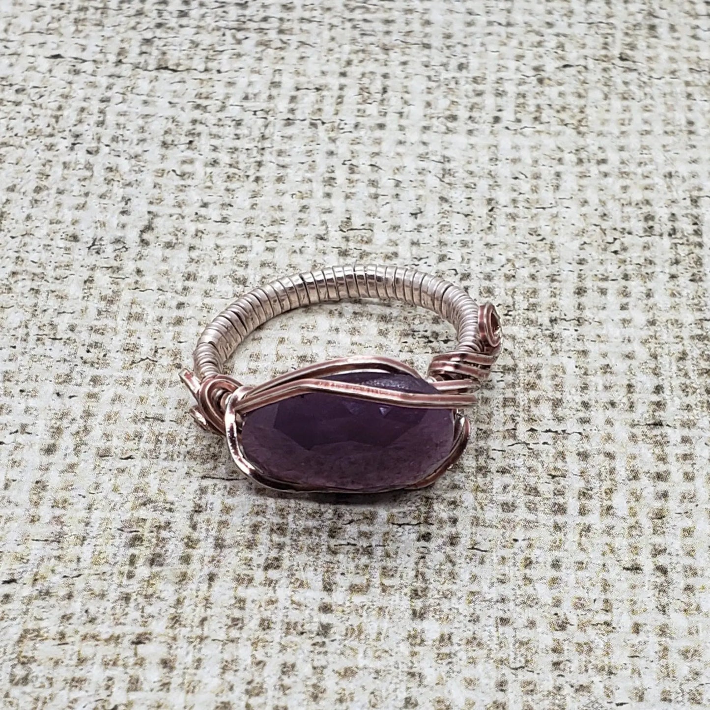 Ruby Ring Size 5.5 - moonlitbeading