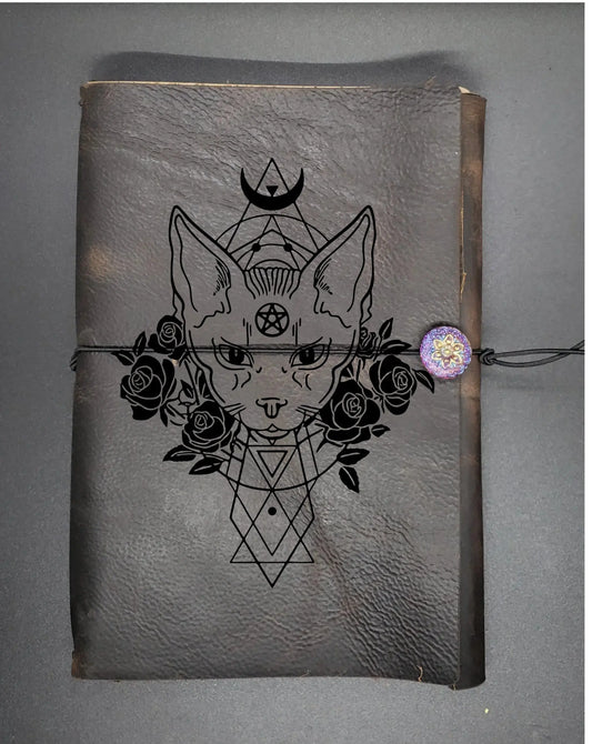 Sacred Sphynx Familiar Notebook